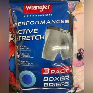 Wrangler Active Stretch Boxer Briefs 3-Pack